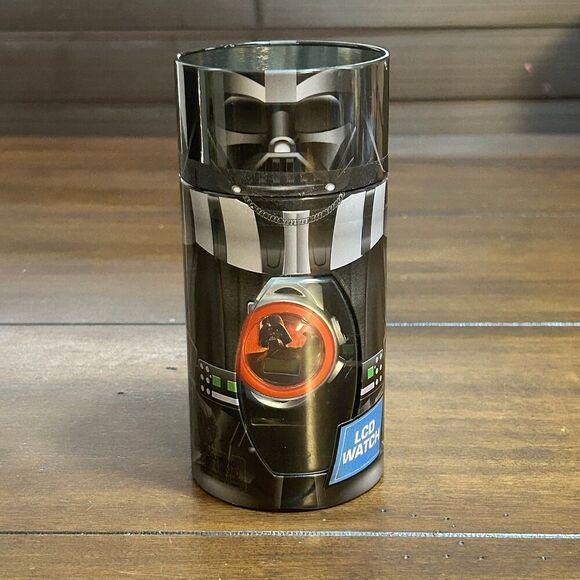 Disney Star Wars Darth Vader LCD Watch with tin - Picture 4 of 6